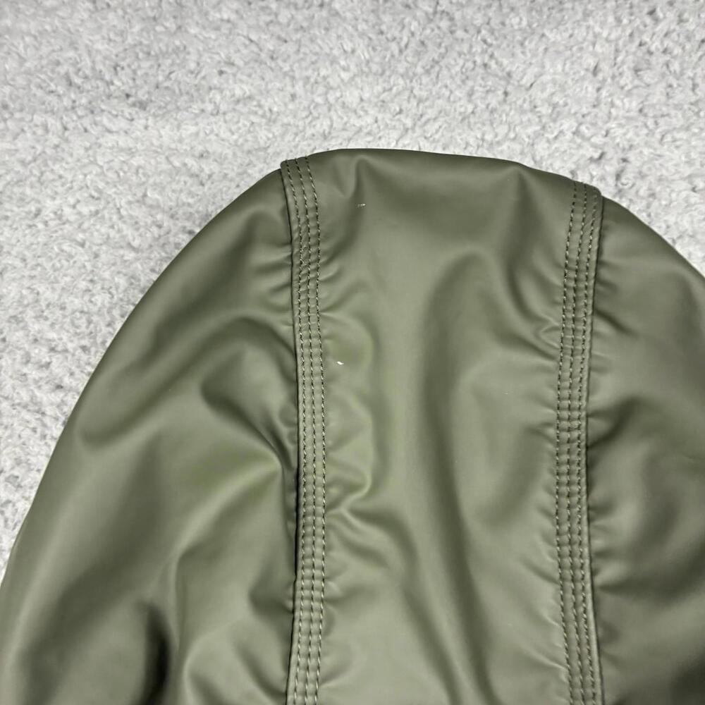 Superdry Green Toggle Duffle Jacket Women's Small Hooded Lined Utility Coat - Picture 12 of 15